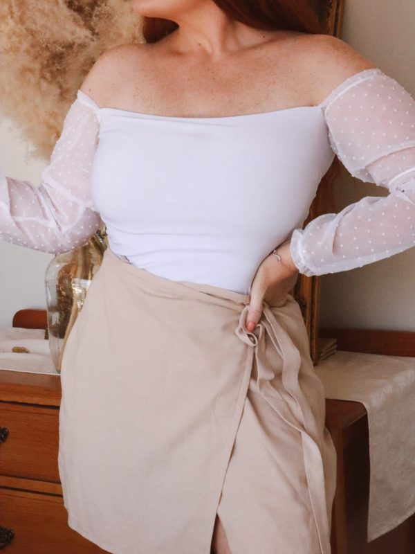Nude Daylily Skirt